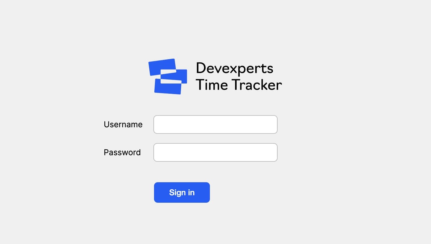 login in time tracker